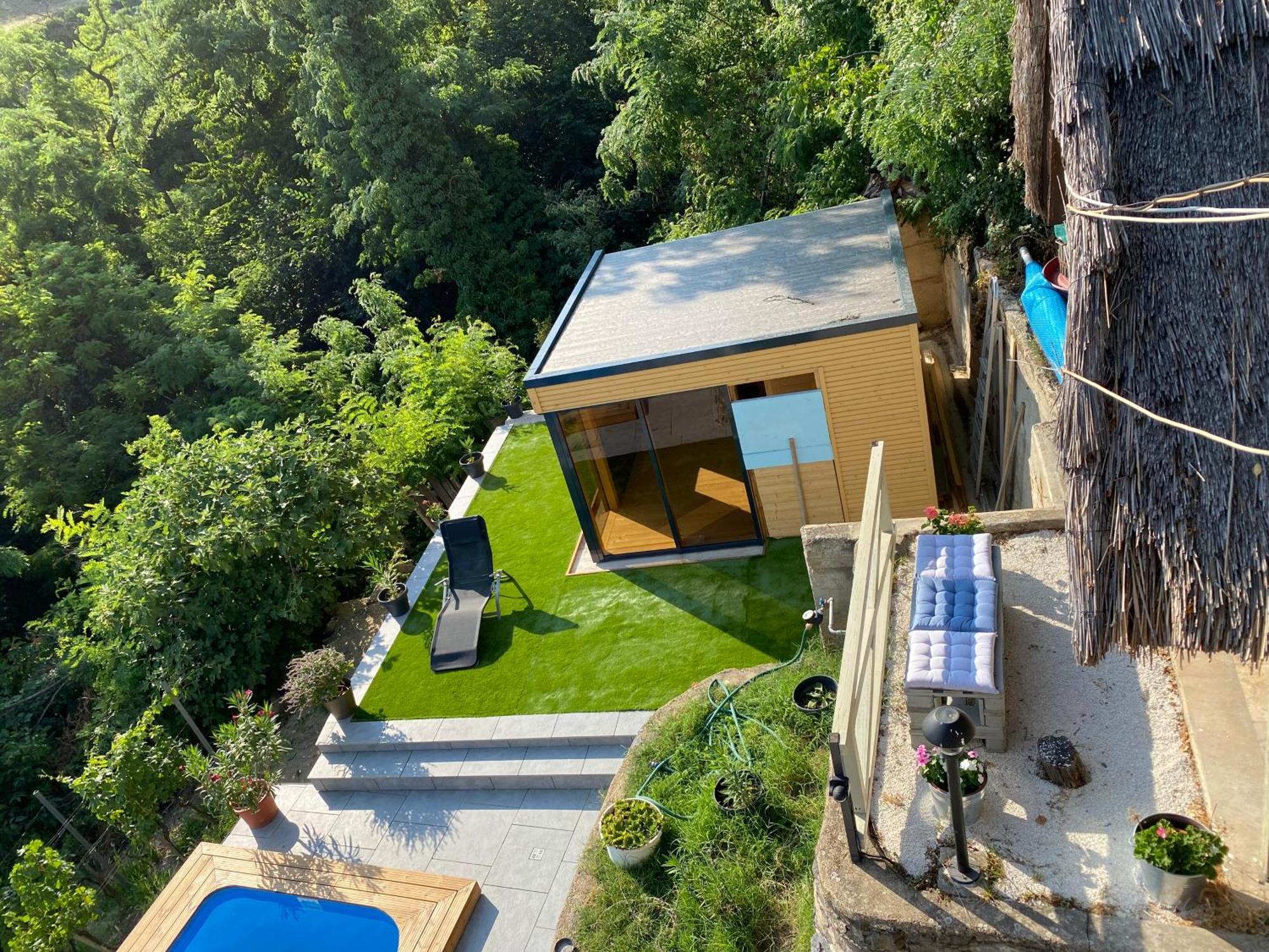 Panorama Apartmanhaz Badacsonytomaj Bagian luar foto